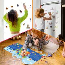 1本果凍安靜書,早期教育&家長子女互動美國地圖貼紙書 - 彩色 - 查看 5