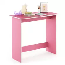 Simplistic Study Table Small Computer Desk Nail Table Kids Reading Desks For Office, Home, Bedroom, , Manicure Table, Mesa De Manicura, Pink/White - Hồng - Xem 5