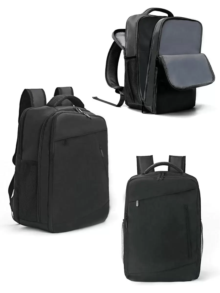 可拆卸扣装饰笔记本电脑背包 商务旅行 防盗 超薄防水 学院派电脑包 可容纳 15.6 英寸笔记本电脑 登机包 大容量 冬季旅行包 黑色包 学生多功能户外男士背包 度假包 礼物 情人节 书包 露营贴纸包 夏季返校沙滩包 海滩情人节礼物 笔记本电脑包 运动生活包 徒步旅行包 周末包 背包 旅行必备品 大包 春季学校用品 学校背包 - 黑色 - 查看 1