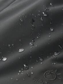 TECTOP Men's Slim Fit Cargo Snow Pants For Hiking, Windbreaker, Outdoor Trousers With Zip Pockets, Random Logo Shipped