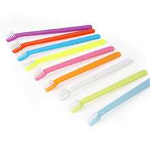 5pcs Pet Toothbrush, Single-Headed Cat Toothbrush, Dental Care Toothbrush For Cats And Dogs, Small Brush Head, Clean Cat'S Teeth, Long-Handle Toothbrush, Not Easy To Bite, Random Color Delivery - Multicolor - View 4
