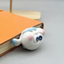 1個3d海洋動物水母形狀pvc書籤,可愛設計 - 藍白色 - 查看 6