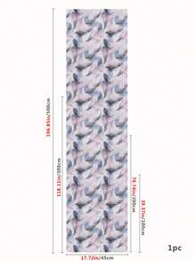 1米/2米/3米/5米彩色逼真羽毛自粘壁紙用於房間牆壁、櫥櫃、家具裝修,臥室、客廳裝飾,pvc防水貼紙