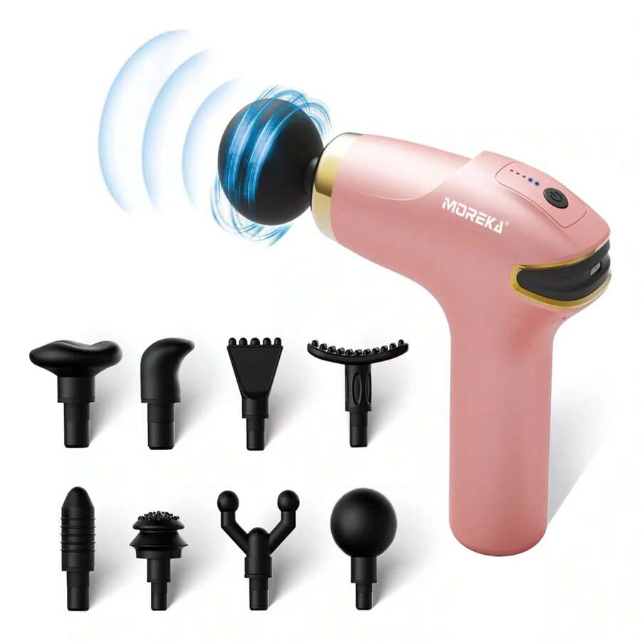 Pistola de masaje muscular profesional para relajar y aliviar el dolor.