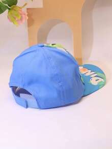 1pc Unisex Kid'S Dinosaur Printed Baseball Cap Sun Hat, For Children Aged 5-14 Years - Multicolor - View 4