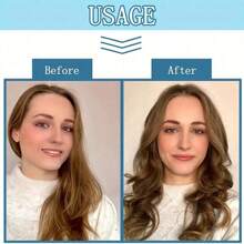 1set Heatless Curling Rod Headband For Long Hair Rollers For Women, Hair Overnight Curl Wrap Heatless Hair Curling Wrap Kit, Slouchy Hair Curler With Scrunchies Hair Claw Clips,Travel, Home, Student Dormitory Toiletries - Hot Pink - View 6