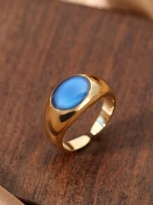 1 Anillo Que Cambia De Color Con La Sensación De Temperatura Y Múltiples Opciones De Color - Amarillo Oro - Ver 4