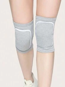 2024年最新款式1雙膝蓋支撐器,男女運動護膝,運動護膝墊,保護器,可日常運動、減重、健身、騎行、瑜珈、普拉提、露營、遠足和步行使用 - 灰色 - 查看 1