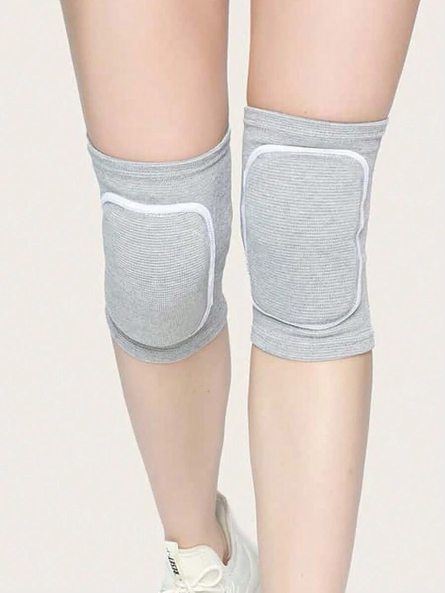 2024年最新款式1雙膝蓋支撐器,男女運動護膝,運動護膝墊,保護器,可日常運動、減重、健身、騎行、瑜珈、普拉提、露營、遠足和步行使用 - 灰色 - 查看 1