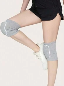 2024年最新款式1雙膝蓋支撐器,男女運動護膝,運動護膝墊,保護器,可日常運動、減重、健身、騎行、瑜珈、普拉提、露營、遠足和步行使用 - 灰色 - 查看 4