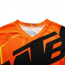 男士運動t恤和坦克背心,健身服裝 - 黃色 - 查看 3