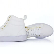 Women Wedge Sneakers - White - View 3