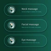 KDK Four-Dimensional Multi-Functional Lifting And Tightening Massage Introduction Instrument Facial Vibration High-Frequency Three-Head Ultrasonic Face Massager - Green - View 9