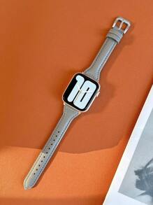 1 件女式超纤维皮革可调节表带，兼容 38 毫米/40 毫米/41 毫米/42 毫米/44 毫米/45 毫米/49 毫米，兼容 Apple Watch Series 10/9/Ultra/SE/8/7/6/5/4/3/2/1 - 灰色 - 查看 8