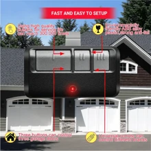 2PCS Control For Electric Gate Automatic Door 893max - Black - View 3