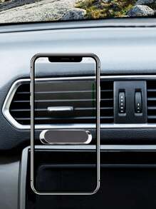 1入組磁吸式防滑汽車空氣出口手機支架 - 銀色 - 查看 6