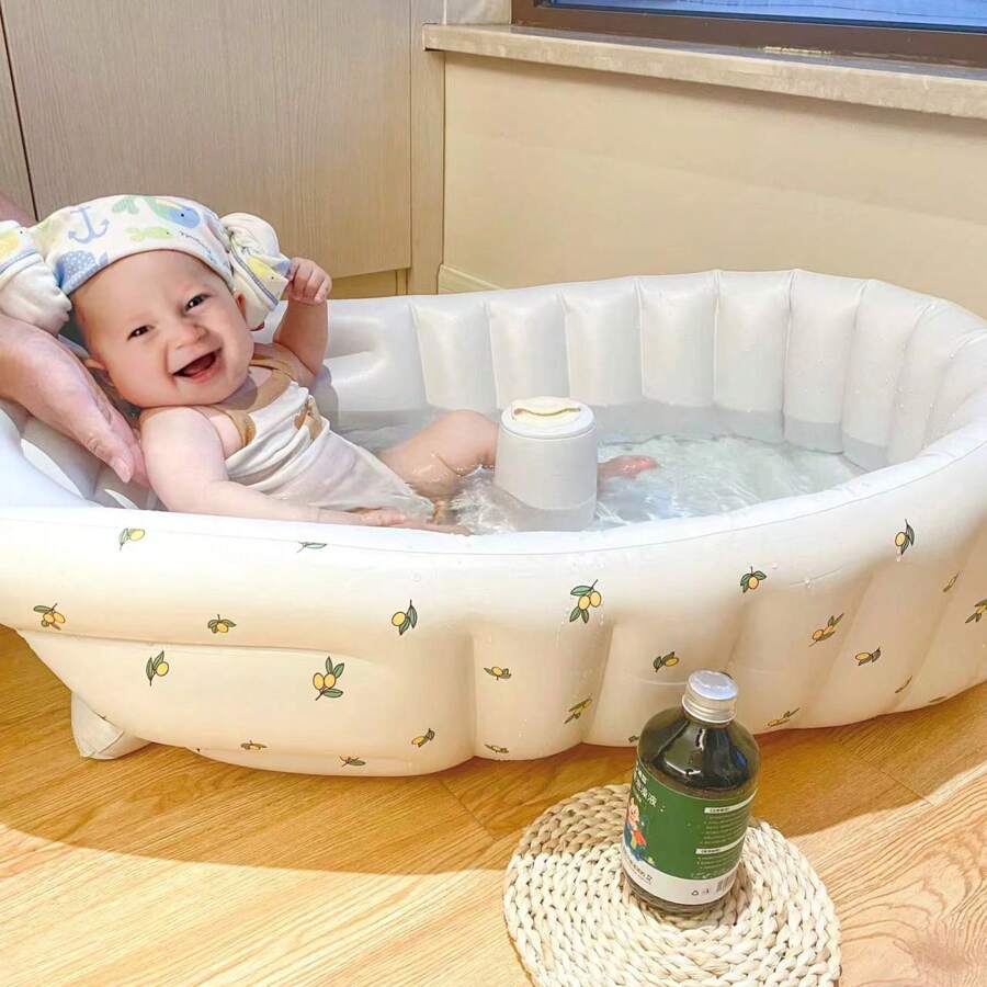婴儿游泳浴盆，便携式户外充气游泳池，婴儿浴盆，新生儿游泳池