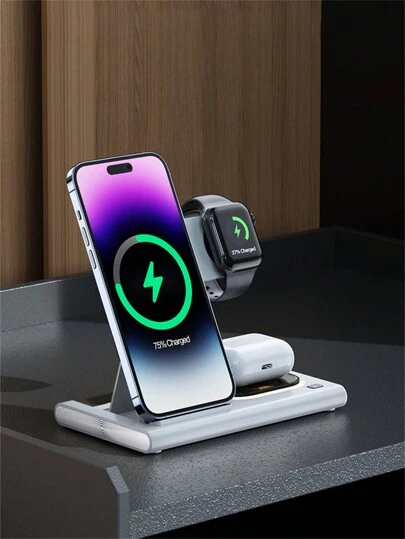 1 件可折叠无线充电器兼容 14 13 12 Pro Max 11 8 7 6 ，4 合 1 充电底座带夜灯兼容 多种设备兼容 16 15 14、13、12、11/Pro/Max/Mini/Plus、X、XR、XS/Max、SE、8/Plus，兼容 1-8，兼容 3/2/Pro，兼容 Apple 、iPad、Android 手机礼物送给家人、朋友、孩子、生日、圣诞节、冬季、女朋友、男朋友兼容 16 15 14 13 12 11 X 8 Pro Max/Pro/Mini/Plus，兼容 兼容 适用于办公室、宿舍和家庭