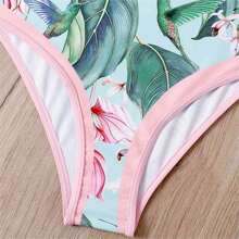 Vestido de Praia Estampa Floral Férias Balneário Vintage Francês, a Saia Inferior é uma Saia Verão de Tamanho Livre