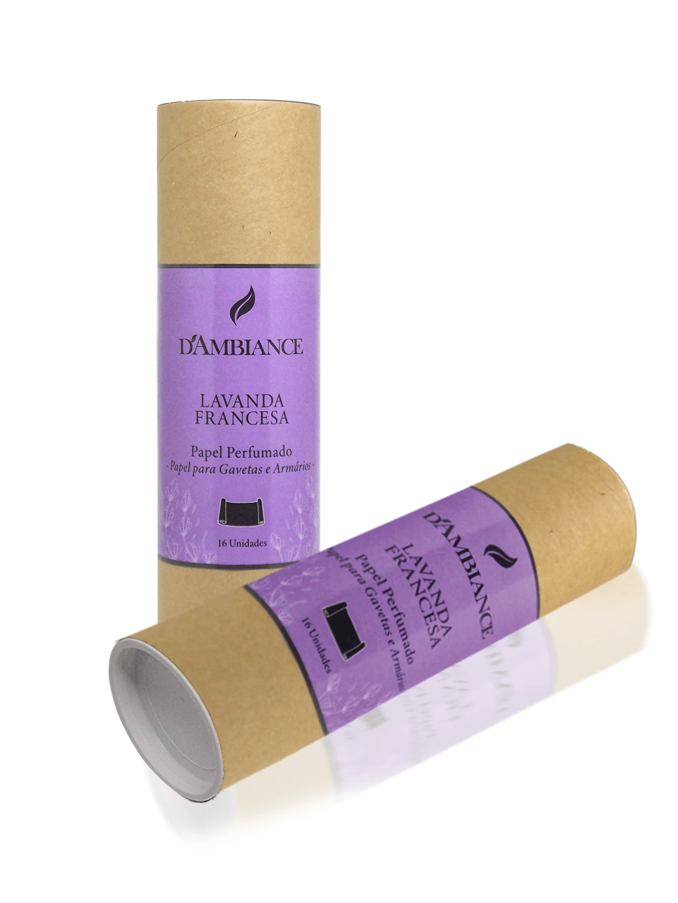 Papel Perfumado Dambiance 16 Folhas Aromatizador Gavetas Armários Lavanda Francesa - Lavanda - Visão 1