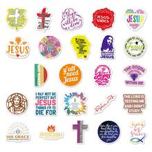 50pcs/Set Creative English Shaped Stickers For Decorating Water Bottles, Laptops, Desks, Cartoon Graffiti Style - Multicolor - View 5