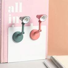 1pc LED Mini Desk Lamp Creative Folding Portable Night Light Small Student Dormitory Bed Reading Lamp