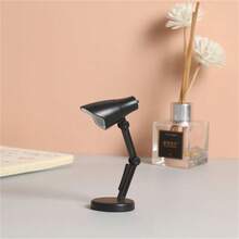 1pc LED Mini Desk Lamp Creative Folding Portable Night Light Small Student Dormitory Bed Reading Lamp