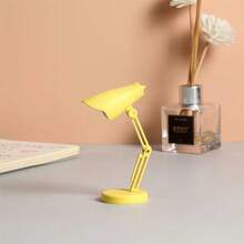 1pc LED Mini Desk Lamp Creative Folding Portable Night Light Small Student Dormitory Bed Reading Lamp