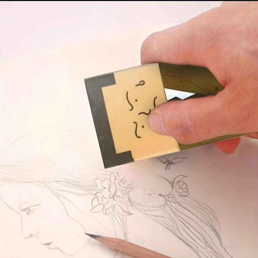 Hilarious Erasers Will Slowly Go Bald As You Use Them Baldness Old Man