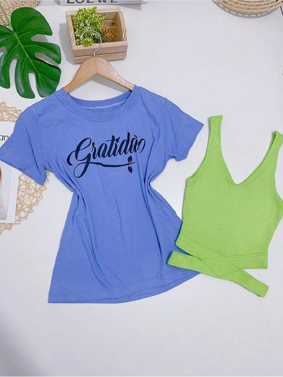 Women Tops - Màu xanh lam - Xem 1