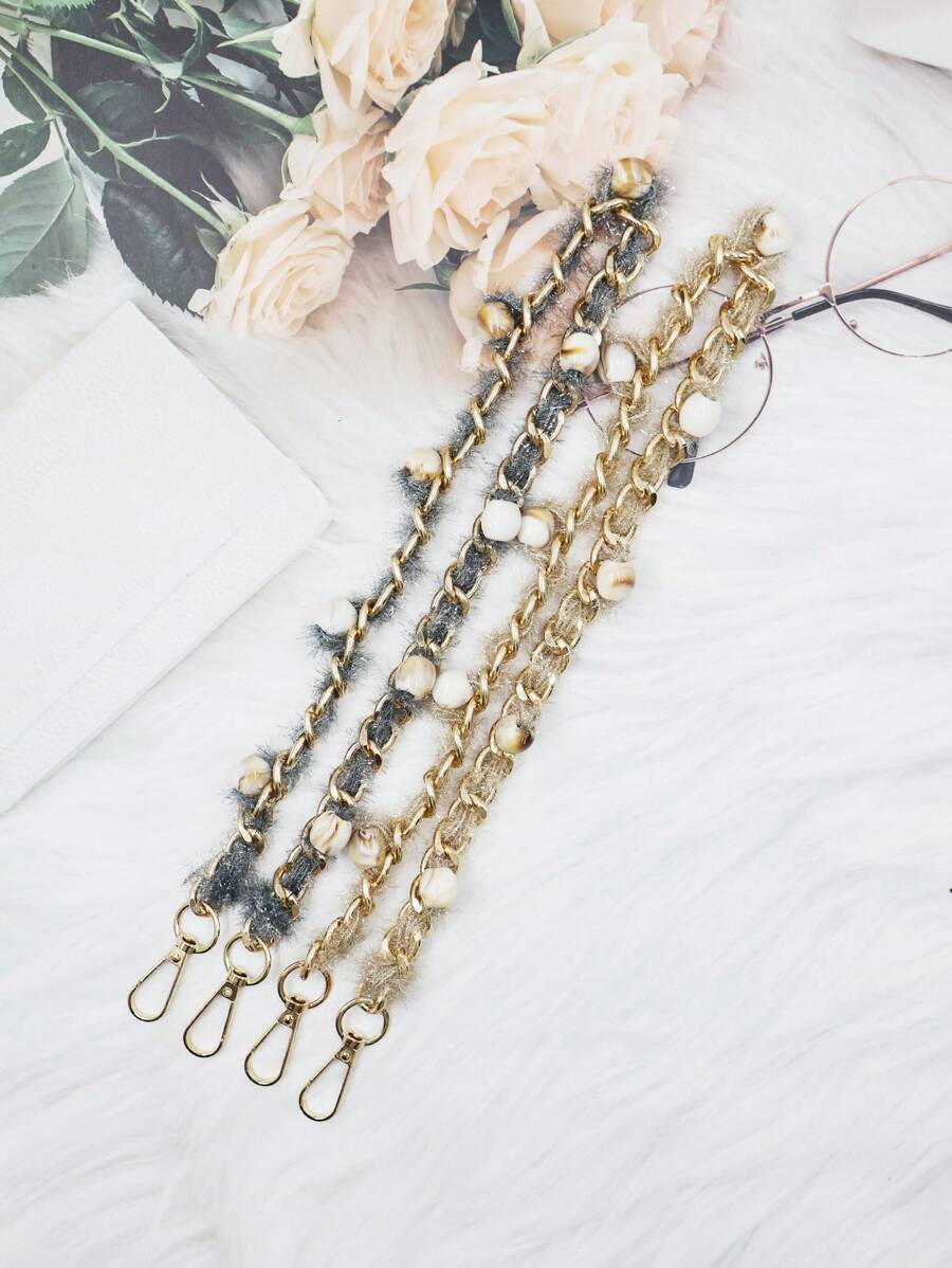 Diy Fashionable Chain For Mobile Phone, Clothing, Bags, Shoes, Hats, Accessories, Shoulder Strap - Blue - View 1