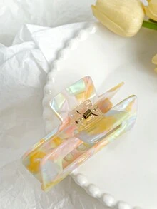 1 件/組彩色醋酸纖維髮夾,適合優雅甜美的髮型,適合夾住後腦勺的頭髮,製作髮髻等。 - 彩色 - 查看 4