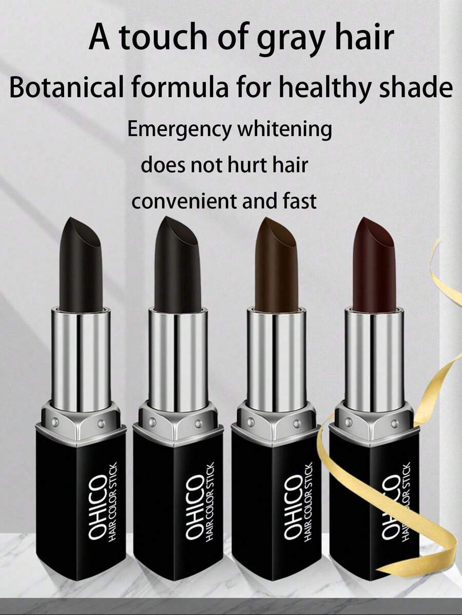 Disposable Temporary Hair Colour Pen, Lipstick Hair Colour Cream To