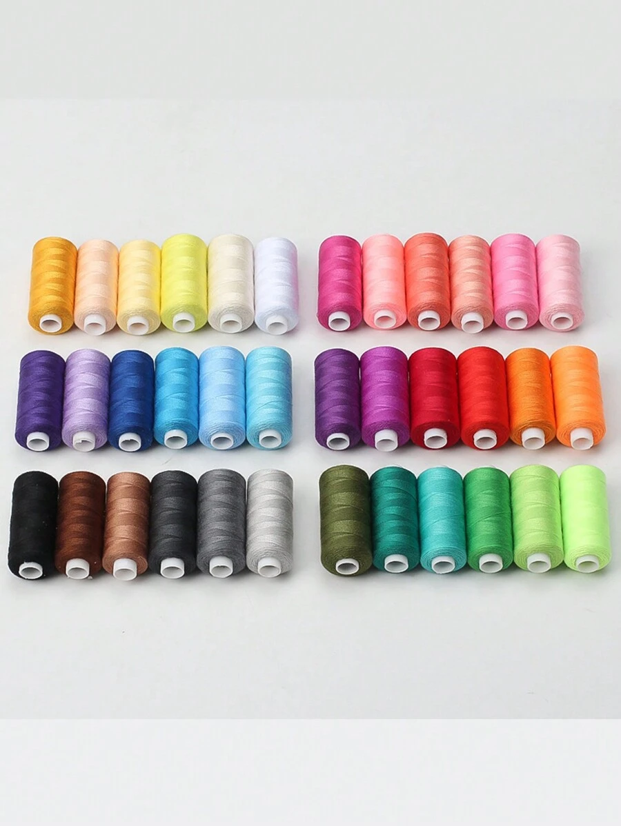 Sewing Thread Kit Includes 36 Colors Polyester Sewing Thread 400 Yards