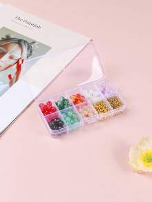 1入組8mm/10mm透明彩色玻璃珠手鍊製作diy套件,可愛手鍊項鍊珠寶製作套件適合女孩,diy漸變氣泡珠寶,生日禮物 - C-beads 10mm - 查看 5