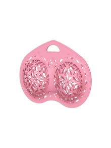 1入粉色矽膠胸罩洗衣袋,防變形洗衣袋,用於洗滌精緻的胸罩和保護烘乾機中的內衣 - 粉色 - 查看 1