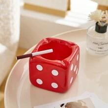 個人化時尚骰子陶瓷煙灰缸