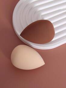 2 Peças Esponja de Maquiagem, Esponja de Maquiagem de Base Misturada, Para Aplicação Impecável de Líquido, Creme e Pó, Esponja Cosmética Multicolorida, Látex-Free Uso Duplo Úmido e Seco Pó Base Creme, Adequado para Todos os Tipos de Pele