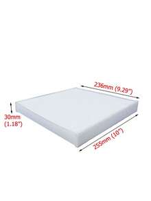 CASTROFIL 1入 A3 (2016年款) Tiguan (2018年款) Passat Jetta Golf (2018年款)汽車空氣濾清器(可替換cf11643 Cu26009) - 白色 - 查看 2