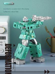 1支充滿創意的變形機器人及機械臂玩具筆,適用於兒童、男孩、學生,新奇的禮物 - 變形筆-橙色 - 查看 6