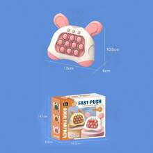 Click-To-Play Puzzle Game To Push Game Console Whac-A-Mole Children'S Toy Puzzle And Decompression - Green - View 6