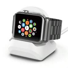 Silicone Charge Stand Holder Station Dock Compatible With Apple Watch Series 1/2/3/4 42mm 38mm 40mm 44mm Charger Cable As A Gift For Students Returning To School