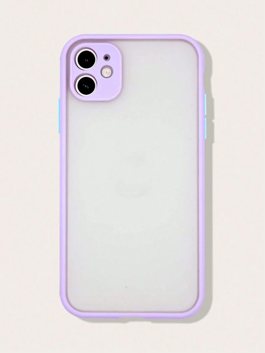 Khoanh tương phản Ốp tương thích với iPhone Tương thích với iPhone 11 , iPhone 13 , iPhone 14 - Màu Lilac Tím - Xem 1