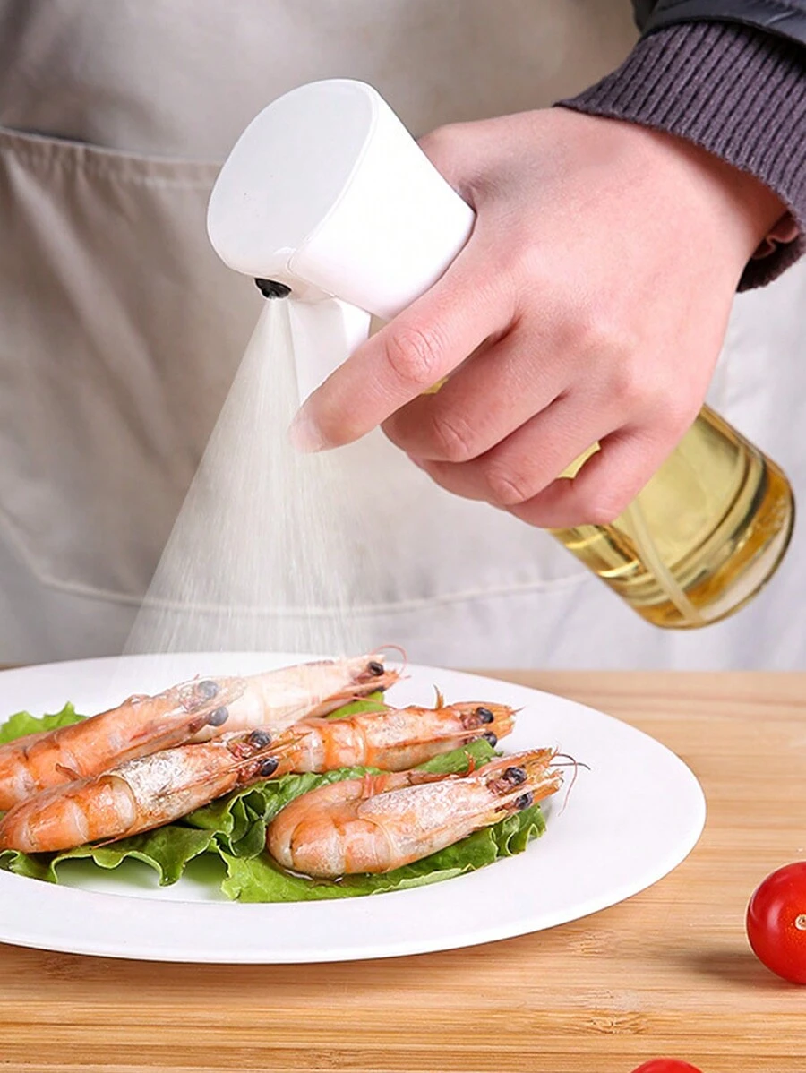 1入組200/300/600ML油噴槍，現代廚房油噴瓶 - 白色 - 查看 1