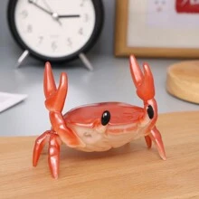 1pc Home Decorative Lifting Crab Shaped Multi-Functional Phone Holder, Pen Holder And Creative Gift For Binge-Watching - Red - View 5