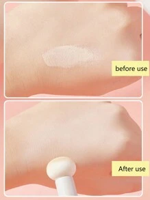 2 Concealer Brushes, Mushroom Sponge Heads, Compliant And Traceless, Large Area Acne Marks Makeup Brushes