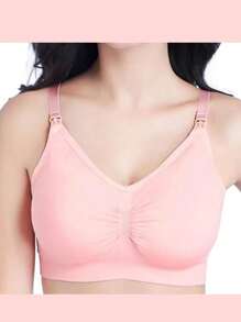 3 pezzi/pacco reggiseno di allattamento per maternità, facile apertura frontale per l\"allattamento, reggiseno per pompaggio del latte senza mani, reggiseno comodo per il sonno per la mamma