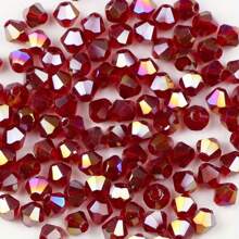 300 chiếc 4MM Giường đôi tiêu chuẩn Hình nón Hình dạng Hạt pha lê DIY Làm đồ trang sức Phụ kiện , Quần áo , Giày dép , Mũ & Túi xách Trang trí Chất liệu - 300 chiếc/24g - Xem 18