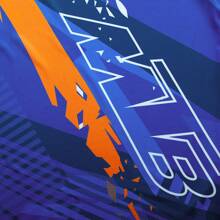 男士運動t恤和背心,適合健身服裝男士 - 藍色 - 查看 9