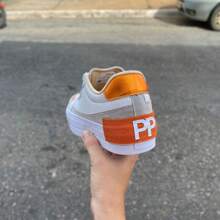 Women Casual Shoes - 白橙 - 查看 3